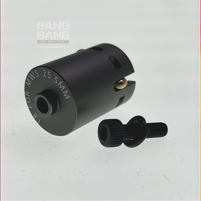 T8 M4 Roller Bolt End for Tokyo Marui MWS GBBR (RS Buffer Tube Inner Dimension - 25.5mm) - Bang Bang Airsoft