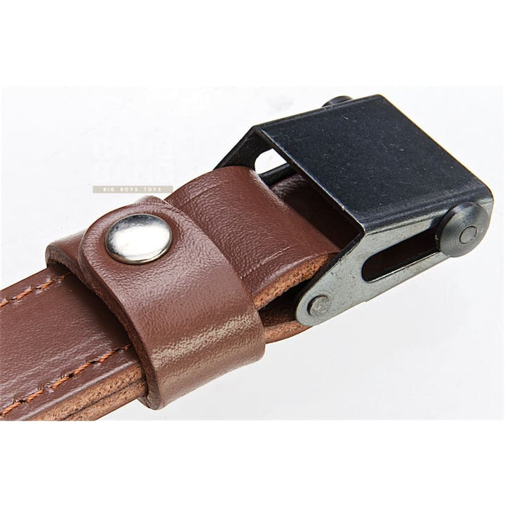 Tanaka Leather Sling for Kar 98K Series - Brown - Bang Bang Airsoft