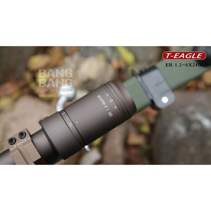 Teagle - ER 1.2 - 6X24IR Tactical Optic Sight Rifle Scope - wolf brown - Bang Bang Airsoft
