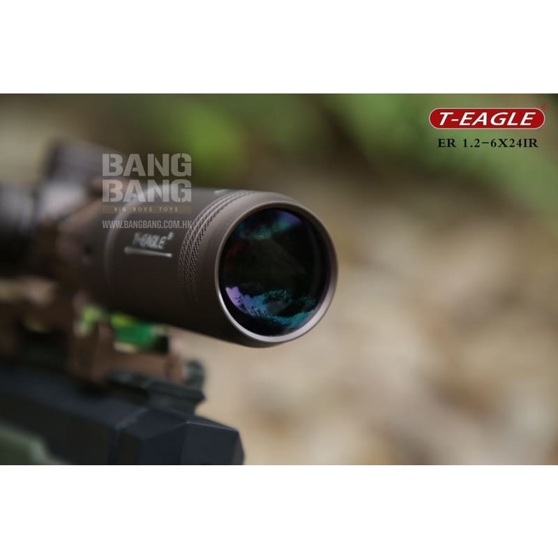 Teagle - ER 1.2 - 6X24IR Tactical Optic Sight Rifle Scope - wolf brown - Bang Bang Airsoft