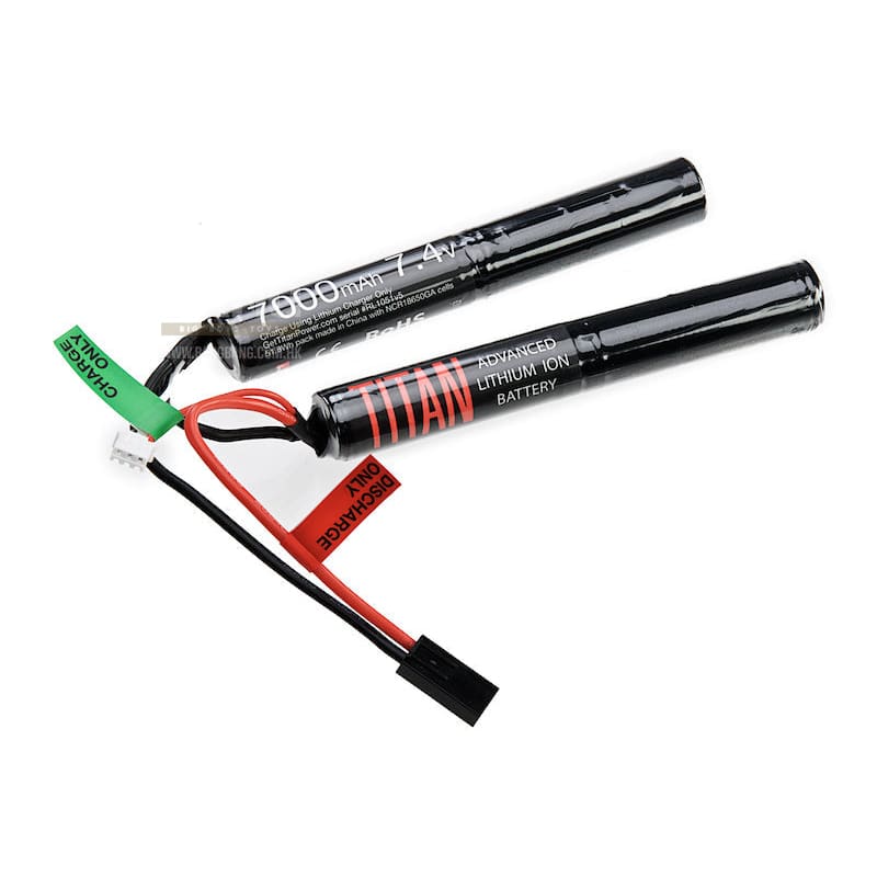 Titan Power 7.4v 7000mah Nunchuck Tamiya Lithium Ion Battery - Bang Bang Airsoft