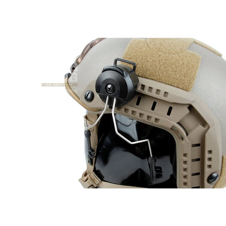 TMC Peltor Adapter for ACR Helmet - Stainless Steel - Bang Bang Airsoft