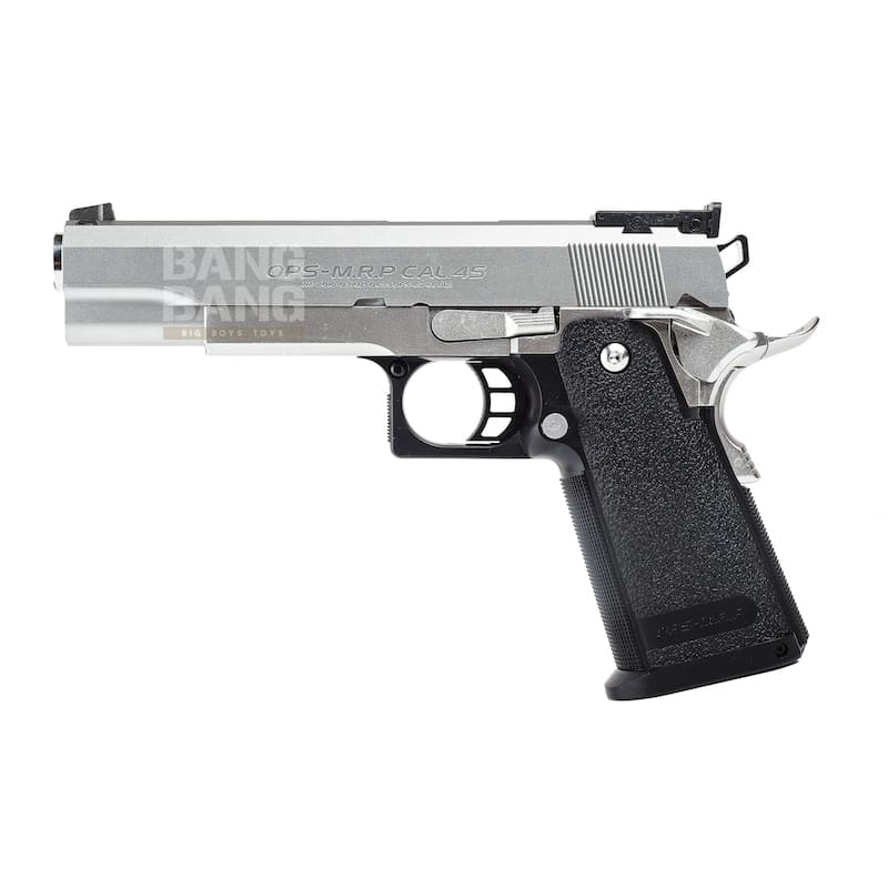Tokyo Marui Hi Capa 5.1 Stainless Green Gas Airsoft Pistol - Silver - Bang Bang Airsoft