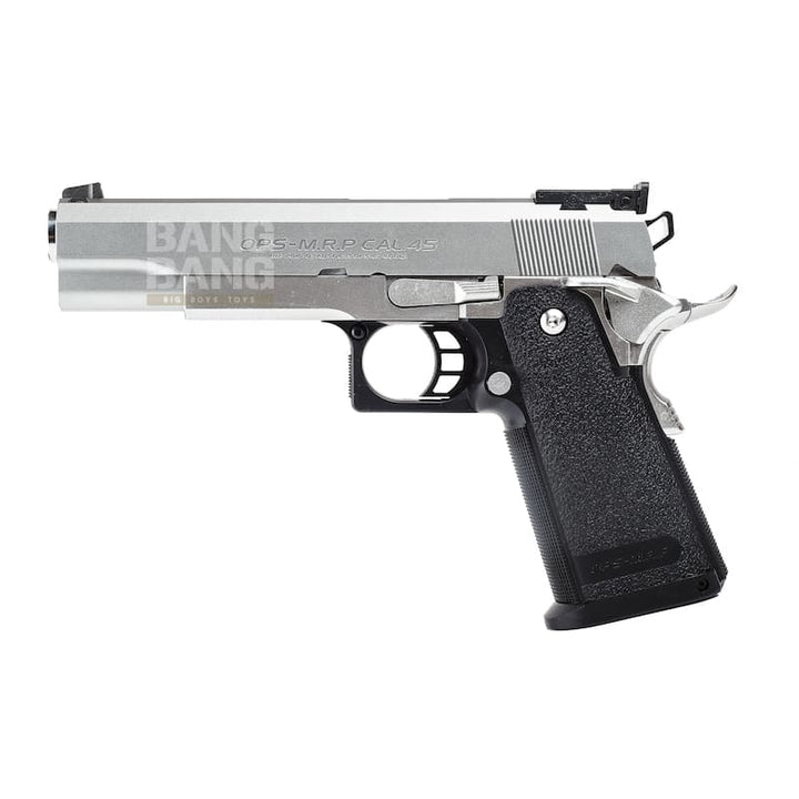 Tokyo Marui Hi Capa 5.1 Stainless Green Gas Airsoft Pistol - Silver - Bang Bang Airsoft