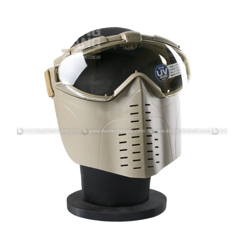 Tokyo Marui Pro Mask Goggle with fogless fan (Coyote Brown) - Bang Bang Airsoft