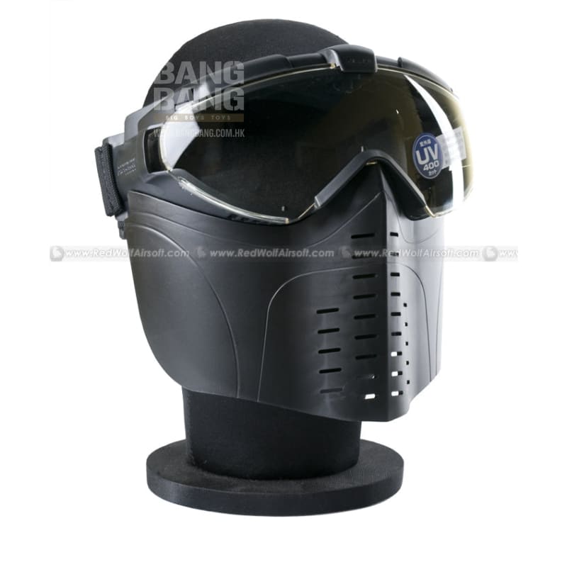 Tokyo Marui Pro Mask Goggle with fogless fan (Matt Black) - Bang Bang Airsoft