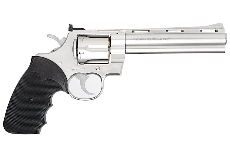 Tokyo Marui Python 357 Spring Airsoft Revolver (6 inch) - Stainless Silver - Bang Bang Airsoft