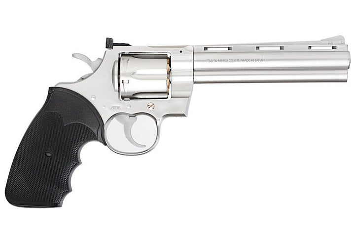 Tokyo Marui Python 357 Spring Airsoft Revolver (6 inch) - Stainless Silver - Bang Bang Airsoft