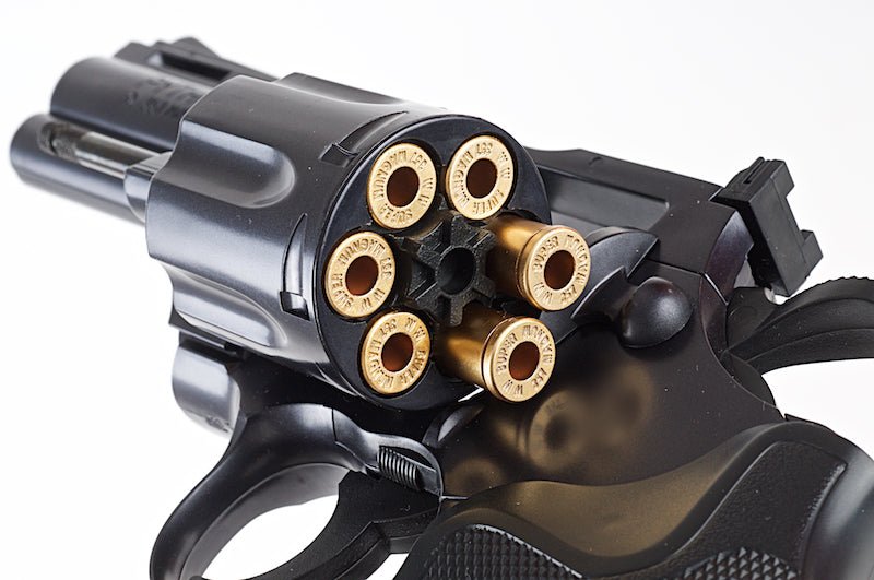 Tokyo Marui Python 357 Spring Revolver (4 inch) - Black - Bang Bang Airsoft