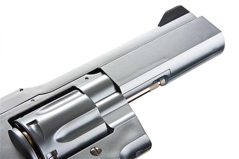 Tokyo Marui Python PPC Custom Spring Revolver 4 inch - Stainless Silver - Bang Bang Airsoft