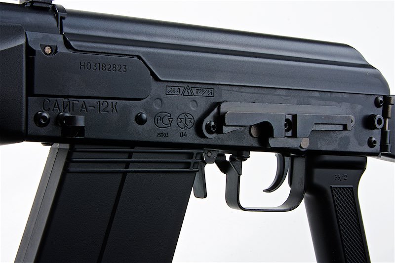 Tokyo Marui SAIGA 12K Gas Blow Back Shotgun - Black - Bang Bang Airsoft