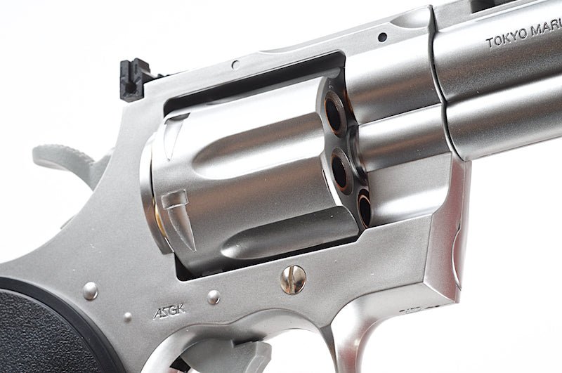 Tokyo Marui Spring Python 357 4 inch Airsoft Revolver (Stainless Silver) - Bang Bang Airsoft