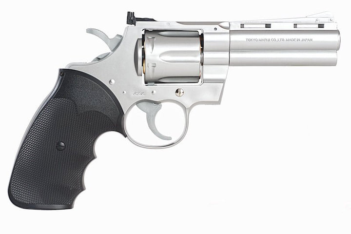 Tokyo Marui Spring Python 357 4 inch Airsoft Revolver (Stainless Silver) - Bang Bang Airsoft