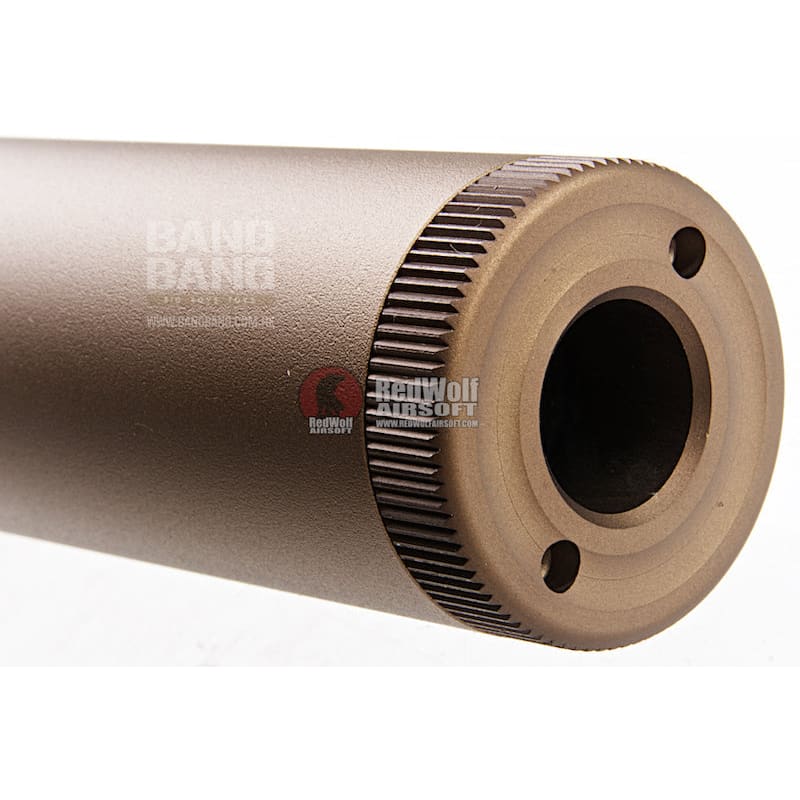 Tokyo Marui Tactical Silencer for Tokyo Marui FNX - 45 / HK45 Tactical Gas Pistol (16mm CW) - FDE - Bang Bang Airsoft