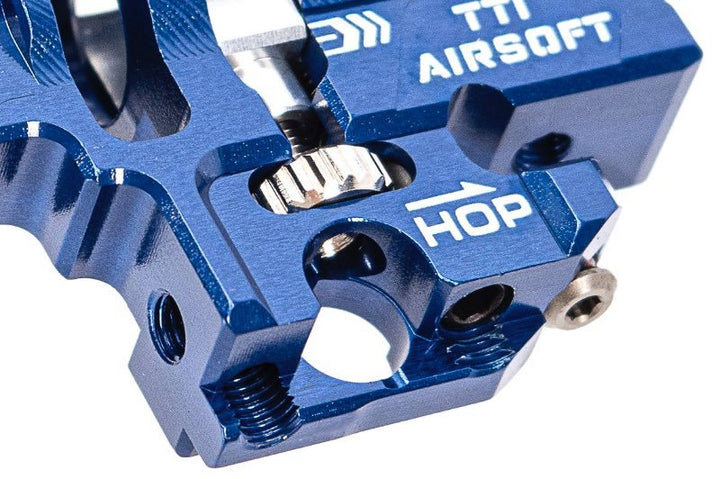 TTI Airsoft Tokyo Marui Hi Capa GBB Infinity One Piece Full CNC TDC Hop Up Chamber - Blue - Bang Bang Airsoft