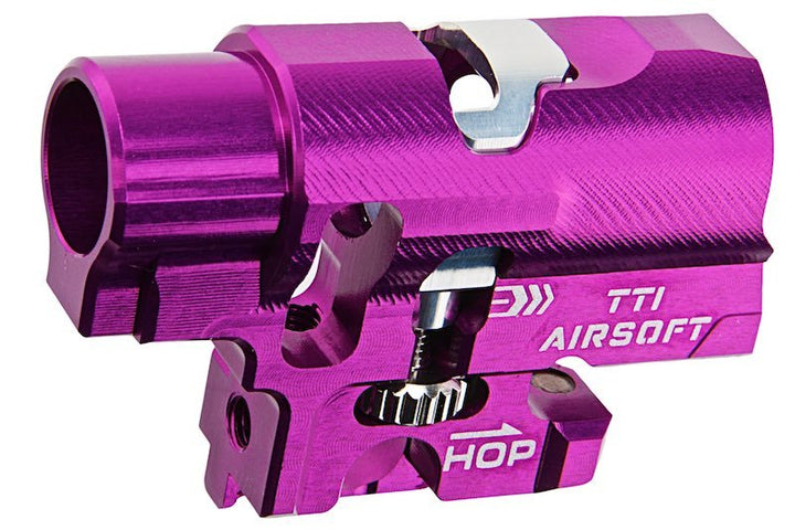TTI Airsoft Tokyo Marui Hi Capa GBB Infinity One Piece Full CNC TDC Hop Up Chamber - Purple - Bang Bang Airsoft