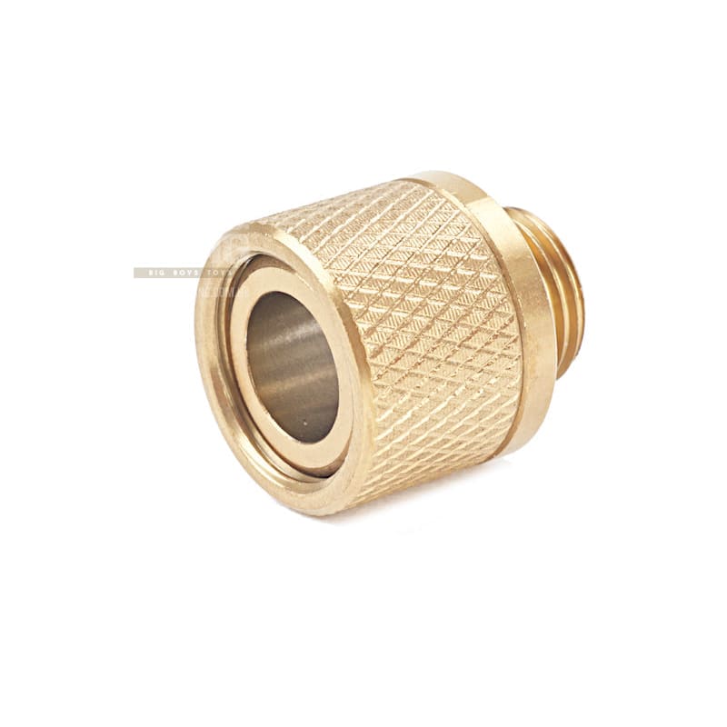 UAC Stainless Steel Adapter (11mm CW to 14mm CCW) - Gold - Bang Bang Airsoft