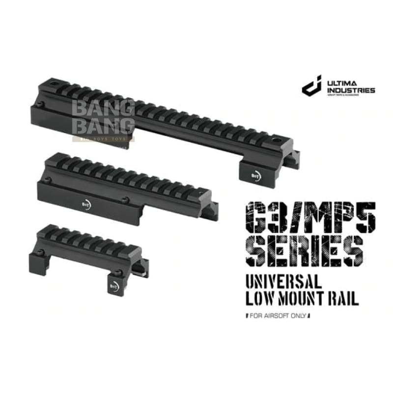 Ultima Industries Universal Low Mount Rail For G3/MP5 Series - Bang Bang Airsoft
