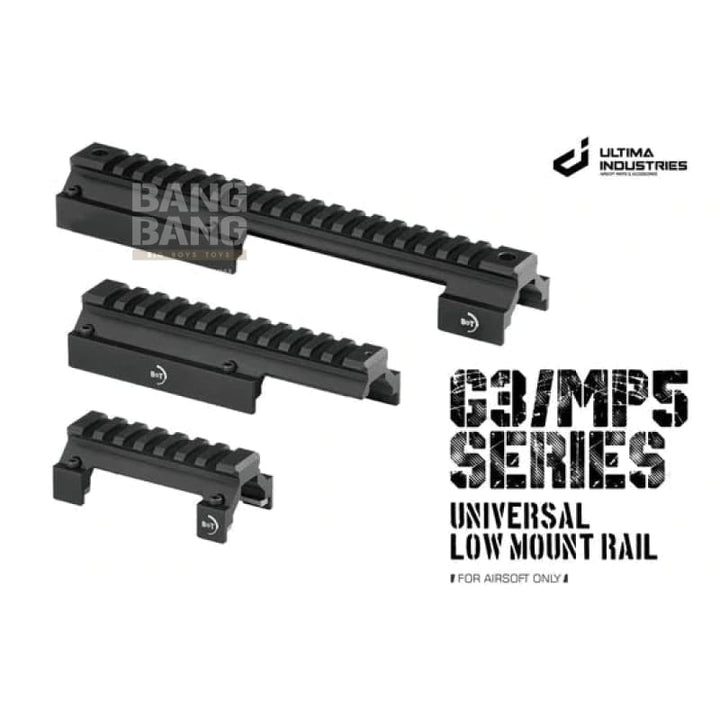 Ultima Industries Universal Low Mount Rail For G3/MP5 Series - Bang Bang Airsoft