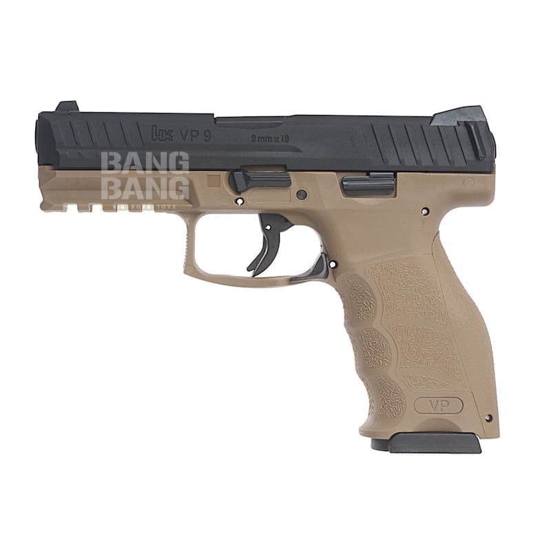 Umarex / VFC VP9 GBB Pistol - TAN (Asia Version) (For Retail - Bang Bang Airsoft