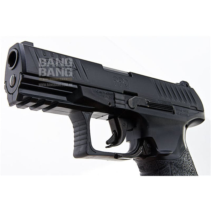 Umarex WALTHER PPQ 'HME' Metal Slide 6mm Spring Cocking Pistol - Black - Bang Bang Airsoft