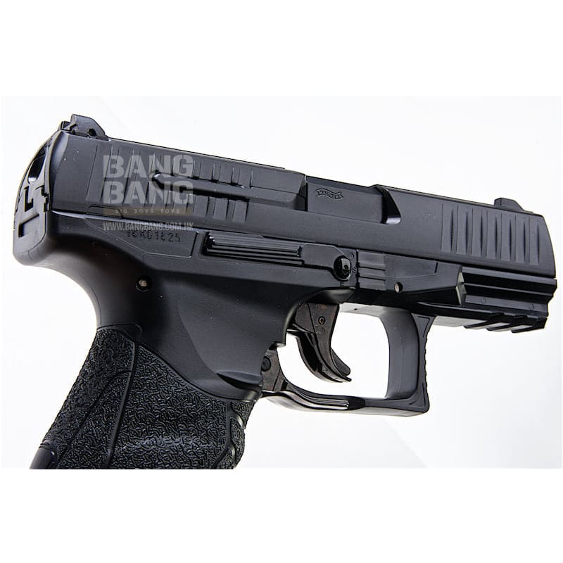 Umarex WALTHER PPQ 'HME' Metal Slide 6mm Spring Cocking Pistol - Black - Bang Bang Airsoft