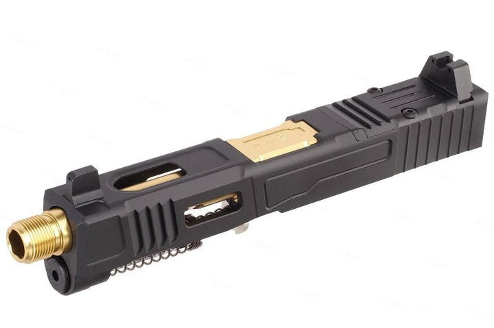VFC Fowler Industries MKII Glock 19 Gen 4 GBB Airsoft Complete Upper Slide Set (Aluminum) - Bang Bang Airsoft