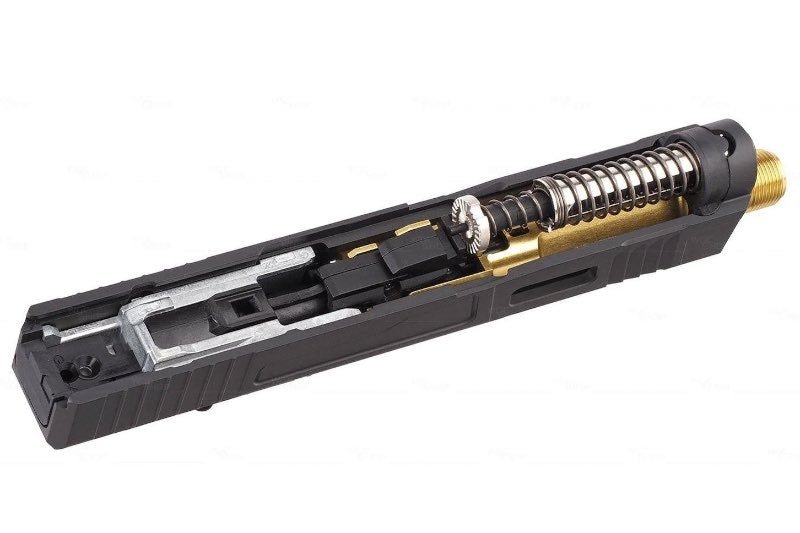 VFC Fowler Industries MKII Glock 19 Gen 4 GBB Airsoft Complete Upper Slide Set (Aluminum) - Bang Bang Airsoft