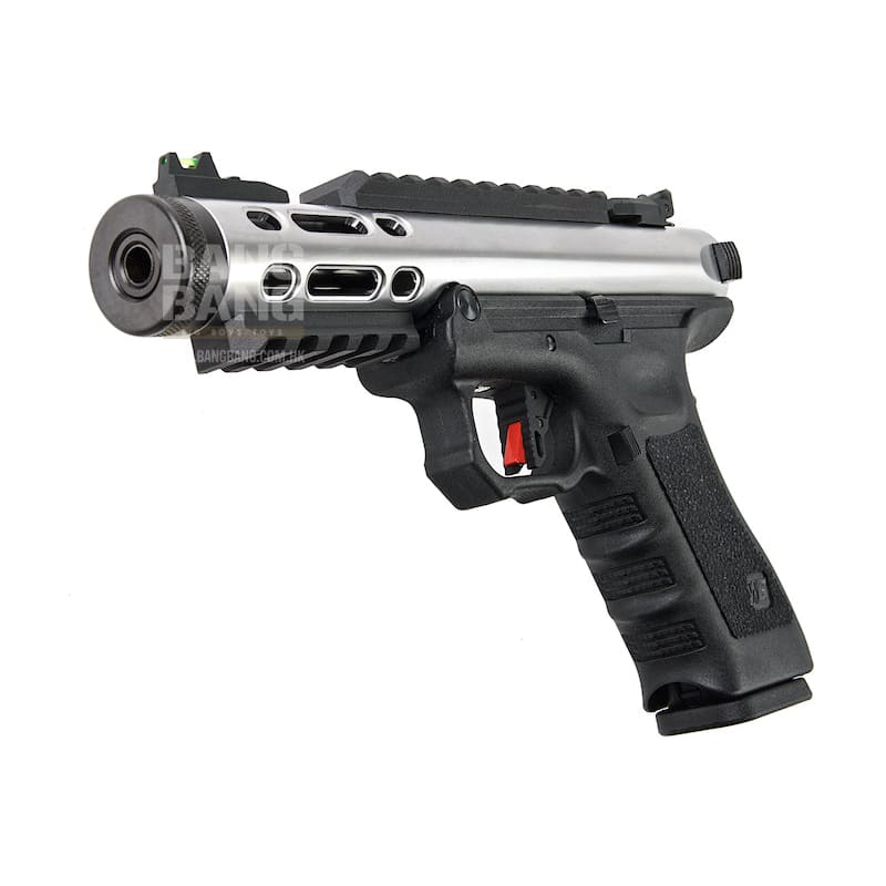 WE G Series Galaxy GBB Pistol - Silver - Bang Bang Airsoft