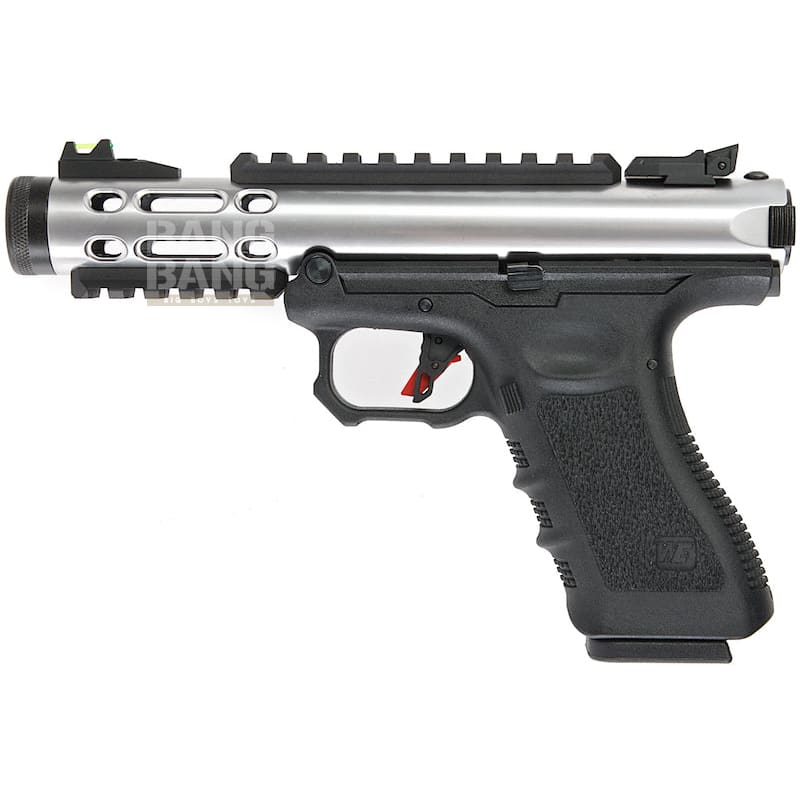 WE G Series Galaxy GBB Pistol - Silver - Bang Bang Airsoft