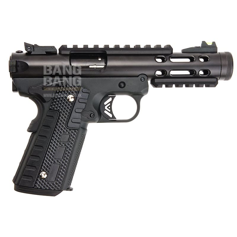 WE Galaxy 1911 GBB Pistol - Black Slide with Black Frame - Bang Bang Airsoft