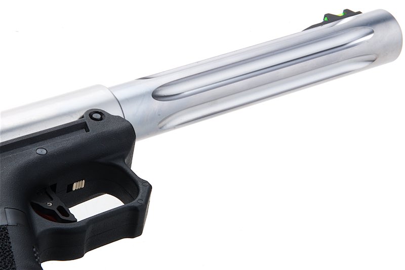 WE Galaxy G Series Premium L Green Gas Airsoft Pistol - Silver - Bang Bang Airsoft