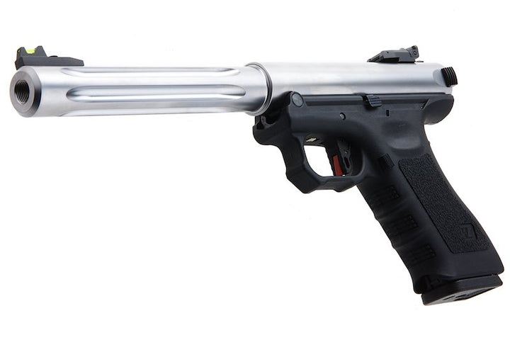 WE Galaxy G Series Premium L Green Gas Airsoft Pistol - Silver - Bang Bang Airsoft