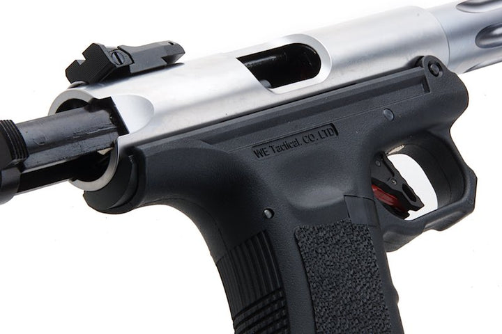 WE Galaxy G Series Premium L Green Gas Airsoft Pistol - Silver - Bang Bang Airsoft