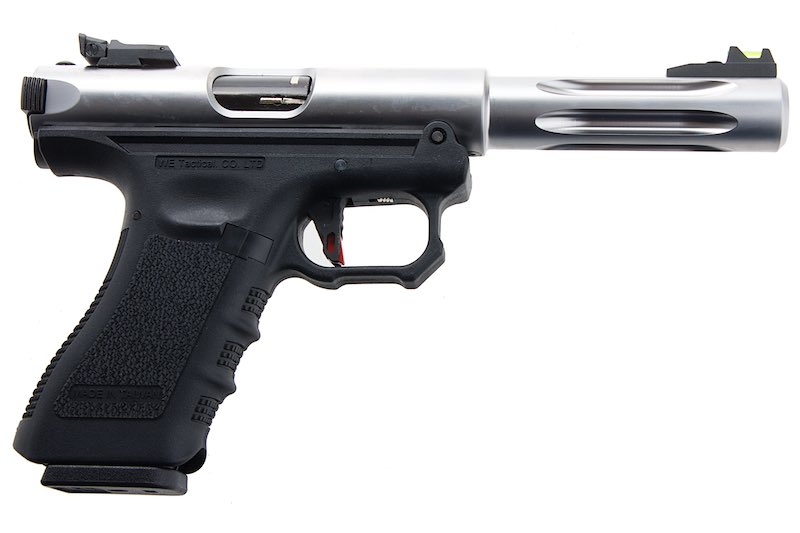 WE Galaxy G Series Premium S Green Gas Airsoft Pistol - Silver - Bang Bang Airsoft