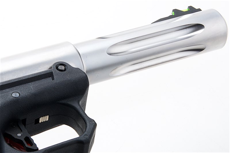 WE Galaxy G Series Premium S Green Gas Airsoft Pistol - Silver - Bang Bang Airsoft
