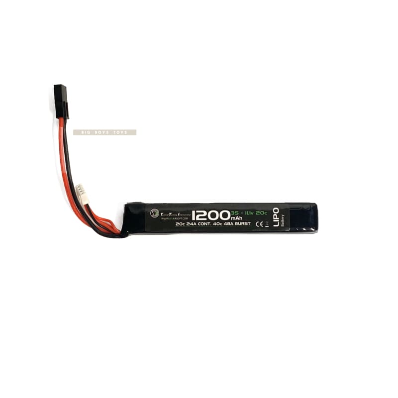 WE M4 Stick Type 11.1v 1200mAh 20c Lipo Battery - Bang Bang Airsoft