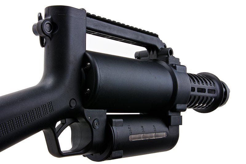WELL PRO M134 Mini Vulcan Rotating Gatling Airsoft AEG - Black - Bang Bang Airsoft