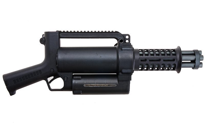 WELL PRO M134 Mini Vulcan Rotating Gatling Airsoft AEG - Black - Bang Bang Airsoft