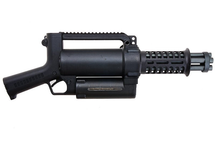 WELL PRO M134 Mini Vulcan Rotating Gatling Airsoft AEG - Black - Bang Bang Airsoft