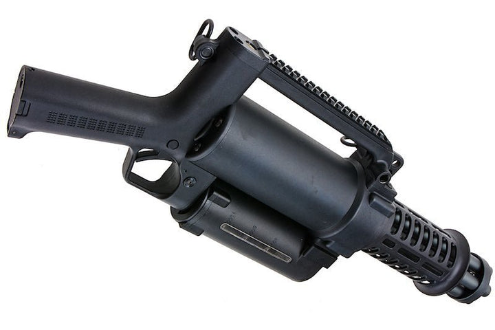 WELL PRO M134 Mini Vulcan Rotating Gatling Airsoft AEG - Black - Bang Bang Airsoft