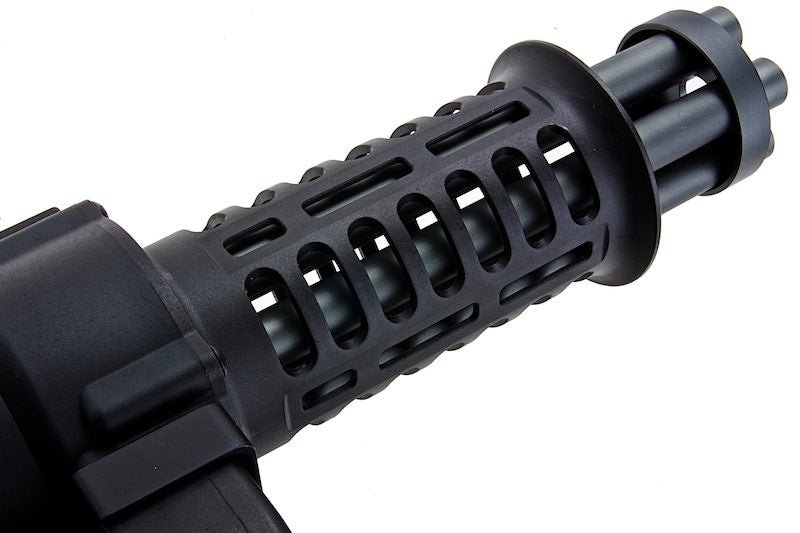 WELL PRO M134 Mini Vulcan Rotating Gatling Airsoft AEG - Black - Bang Bang Airsoft