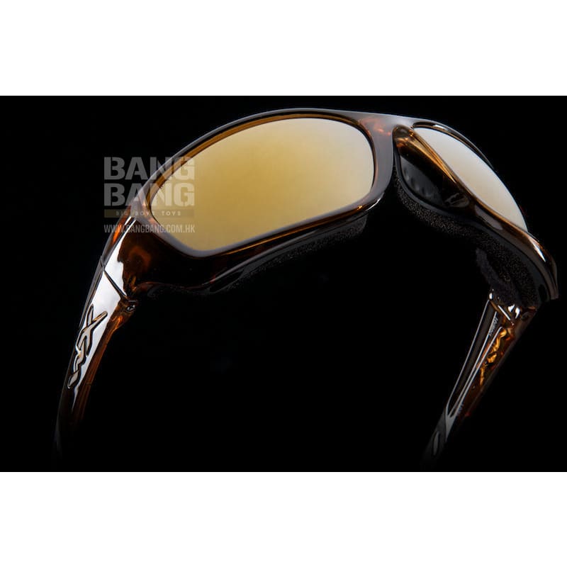 Wiley X Gravity (Bronze Flash Lens / Brown Crystal Frame) - Bang Bang Airsoft
