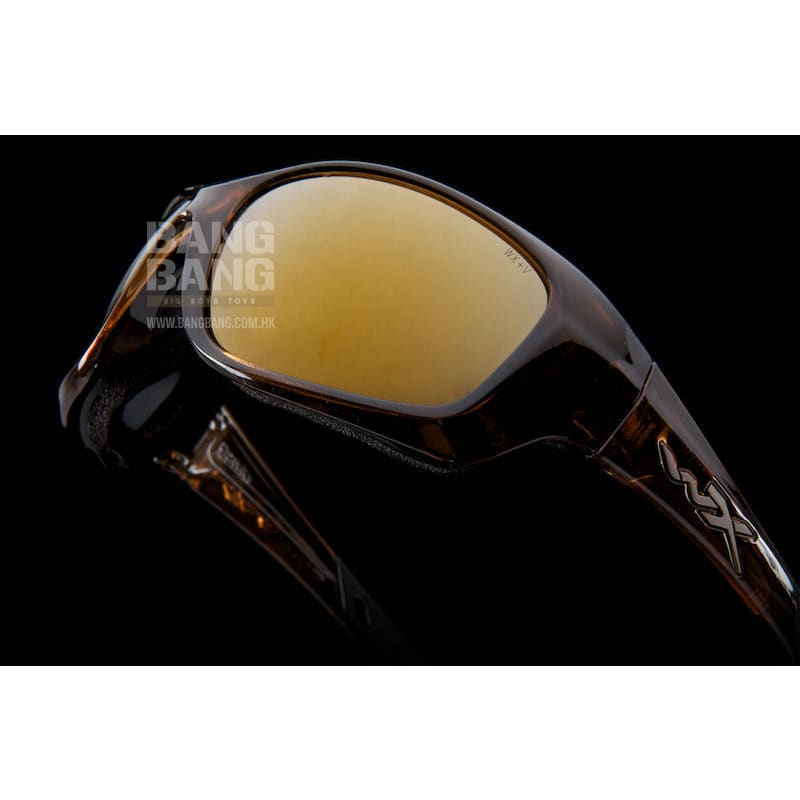 Wiley X Gravity (Bronze Flash Lens / Brown Crystal Frame) - Bang Bang Airsoft