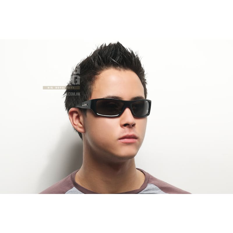 Wiley X Slik Gloss Black with Smoke Lens - Bang Bang Airsoft