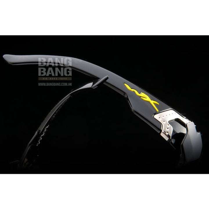 Wiley X XCESS POL Emerald Mirror Lens / Gloss Black Frame - Bang Bang Airsoft
