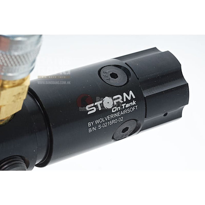 Wolverine Airsoft HPA Systems STORM Regulator OnTank - Black - Bang Bang Airsoft