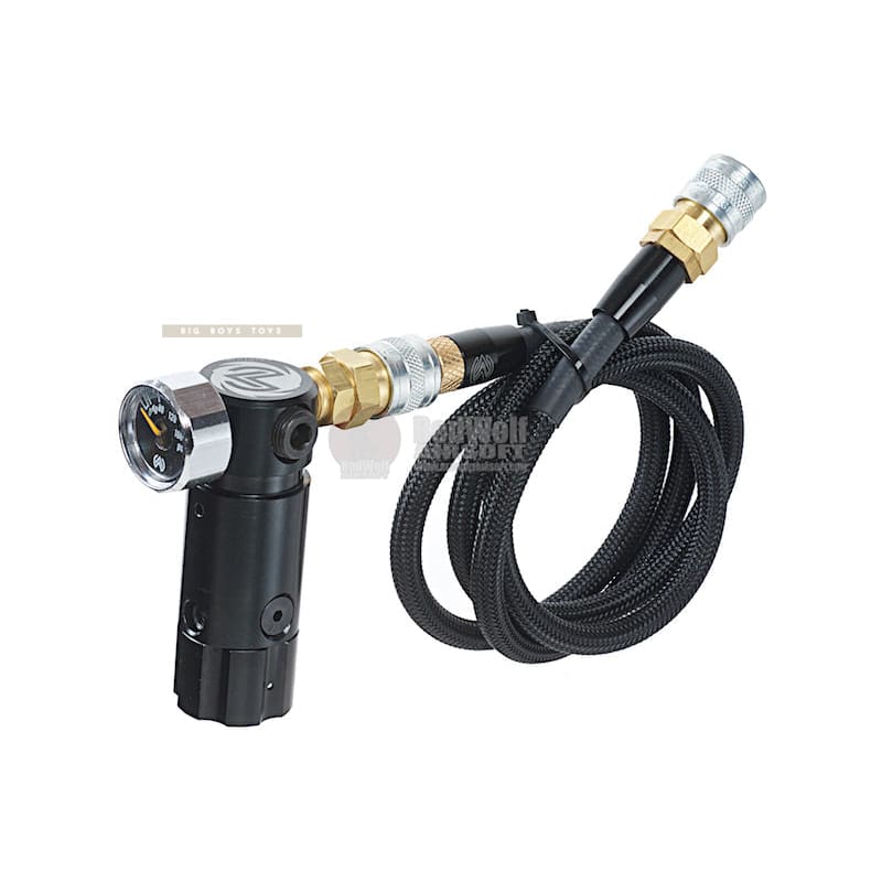 Wolverine Airsoft HPA Systems STORM Regulator OnTank with Remote line - Black - Bang Bang Airsoft