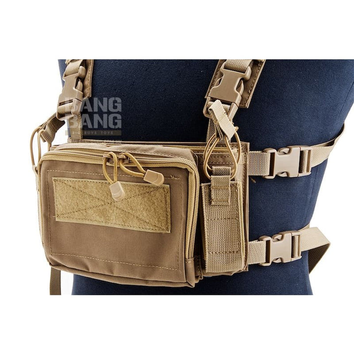 WoSport DECRM Chest Rig - TAN - Bang Bang Airsoft