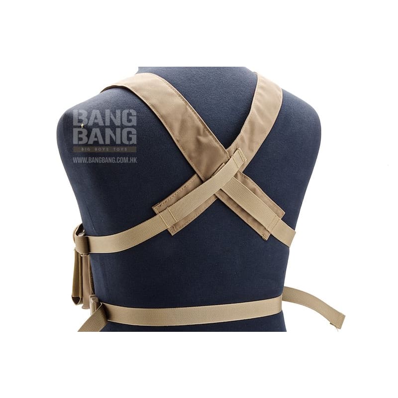 WoSport DECRM Chest Rig - TAN - Bang Bang Airsoft